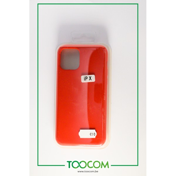 Coque pour iPhone X - Rouge