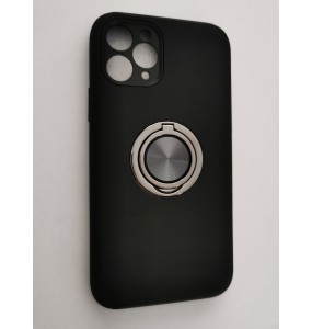 Coque avec support pour iPhone 13 Mini - Noir