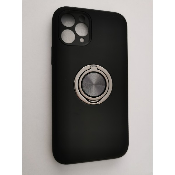 Coque avec support pour iPhone 13 Mini - Noir