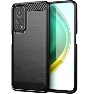 Coque Forcell Carbon pour Xiaomi Mi 10T 5G / Mi 10T Pro 5G - Noir