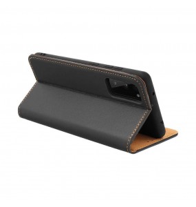 Etui en cuir Smart Pro pour Samsung Galaxy S21 - Noir