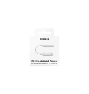 Adapteur TYP-C sur Aux 3,5mm Samsung UC10JUWE Jack Originale Blanc