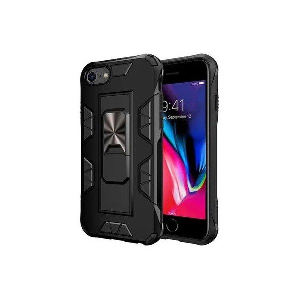 Coque Forcell Defender pour iPhone 7 / 8 / SE 2020 - Noir