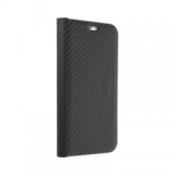 Etui Forcell LUNA Book Carbon pour SAMSUNG A13 5G noir