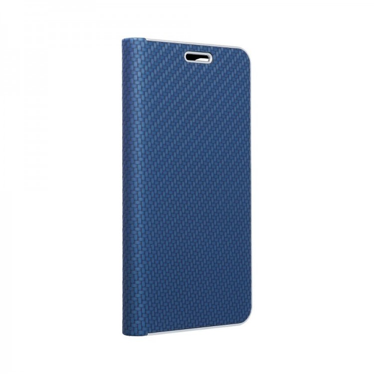 Etui Forcell Luna Carbon pour iPhone 13 - Bleu