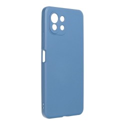 Coque Forcell Silicone Lite pour Xiaomi Mi 11 Lite 5G / Mi 11 Lite LTE (4G) - Bleu