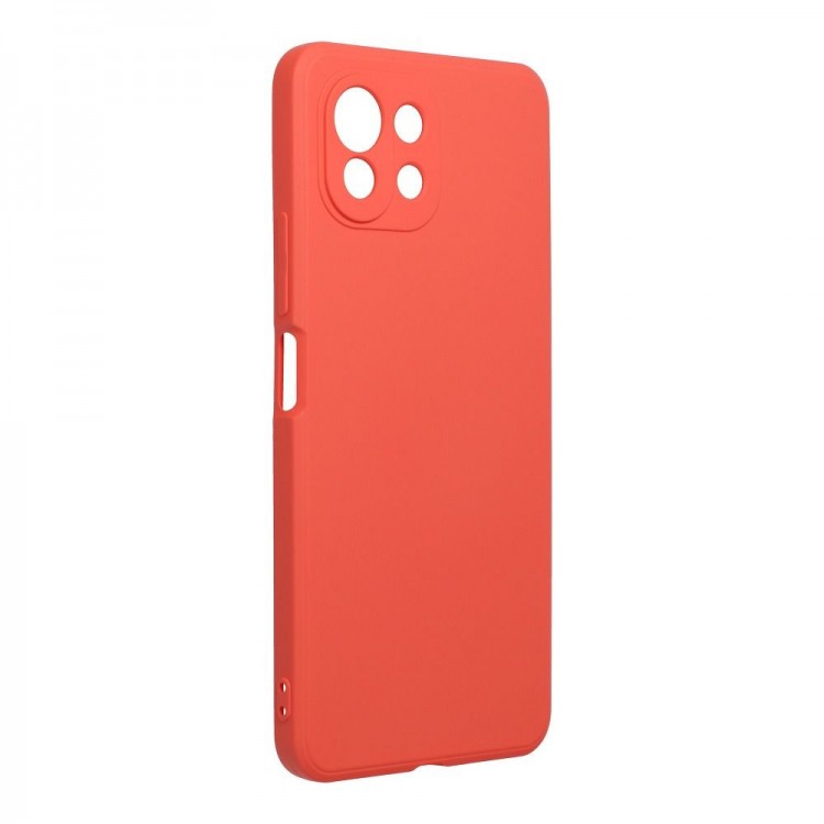 Coque Forcell Silicone Lite pour Xiaomi Mi 11 Lite 5G / Mi 11 Lite LTE (4G) - Corail