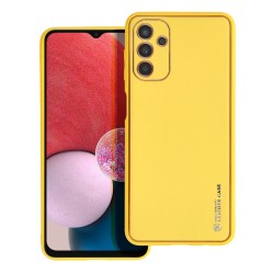 Coque Forcell LEATHER Case en cuir pour SAMSUNG Galaxy A13 5G JAUNE