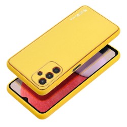 Coque Forcell LEATHER Case en cuir pour SAMSUNG Galaxy A13 5G JAUNE