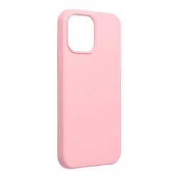 Coque Forcell Silicone pour iPhone 13 Pro Max - Rose Pâle