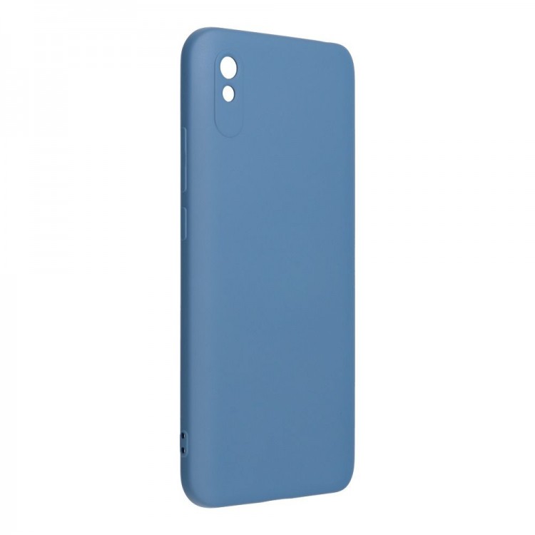 Coque Forcell Silicone Lite pour Xiaomi Redmi 9A / 9AT - Bleu