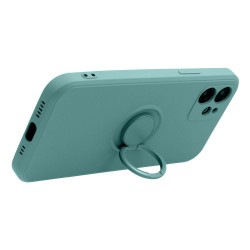 Coque Forcecell SILICONE RING pour SAMSUNG Galaxy A22 5G VERT