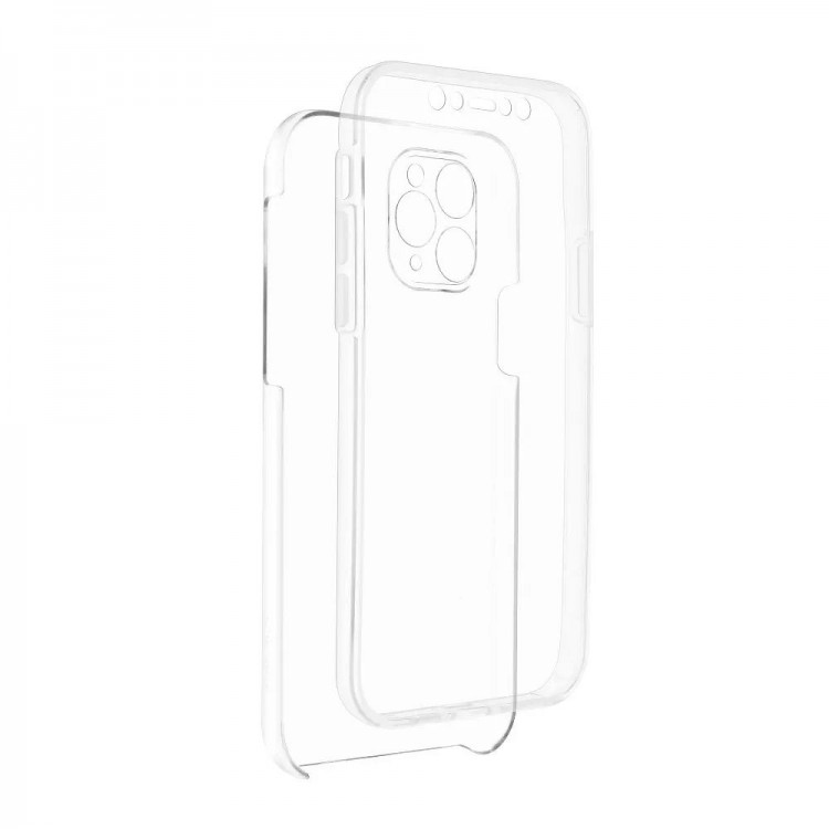 Coque 360 ​​Full Cover PC + TPU pour Xiaomi Redmi Note 11 / Note 11S - Transparent