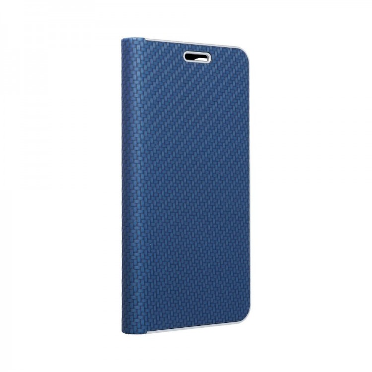 Etui Forcell LUNA Carbon pour SAMSUNG A12 bleu