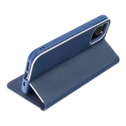 Etui Forcell LUNA Carbon pour SAMSUNG A12 bleu