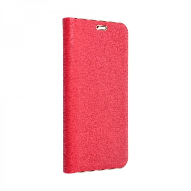 Etui Luna Book pour SAMSUNG A12 rouge