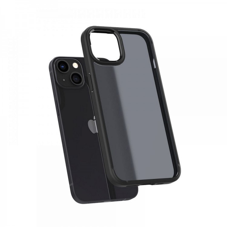 Coque Spigen Ultra Hybrid pour iPhone 13 - Noir givré