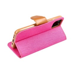 Etui Canvas pour Samsung Galaxy S22 Plus - Rose