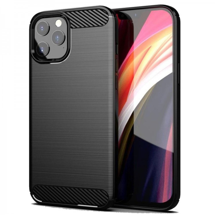 Coque Forcell Carbon pour iPhone 11 Pro (5,8") - Noir