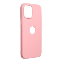Coque Forcell Silicone pour iPhone 12 Pro Max - Rose Pâle