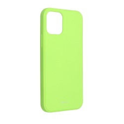 Coque Roar Colorful Jelly pour iPhone 12 / 12 Pro - Vert citron