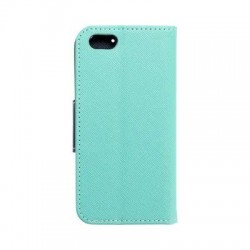 Etui Fancy pour iPhone 7 / 8 / SE 2020 / Menthe / Bleu marine