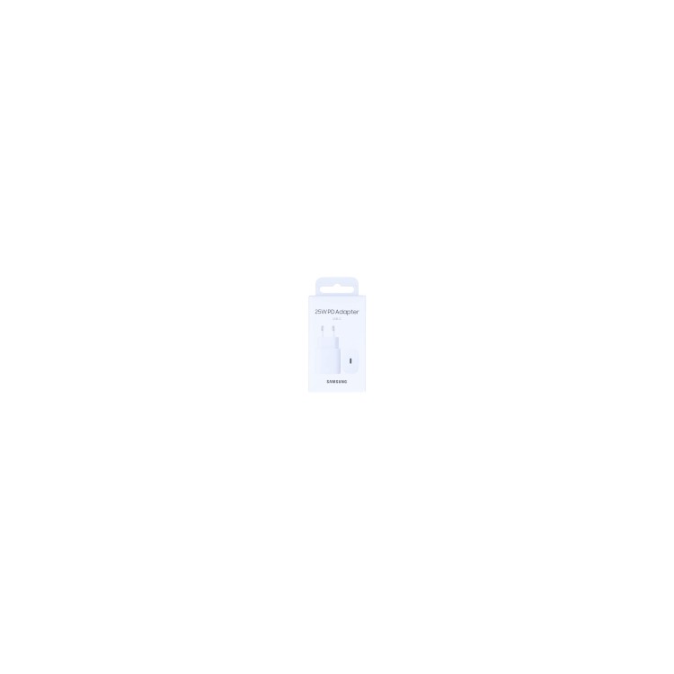 Samsung Originale Chargeur rapide EP-TA800 3A 25W TYP-C blanc