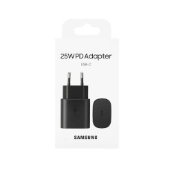 Chargeur Samsung original USBC 25W 3A EP-TA800 Noir