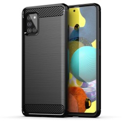 COQUE FORCELL- CARBONE pour SAMSUNG Galaxy A51 5G NOIR