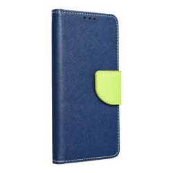 Etui Fancy pour Xiaomi Redmi Note 11 / 11S - Marine / Citron vert