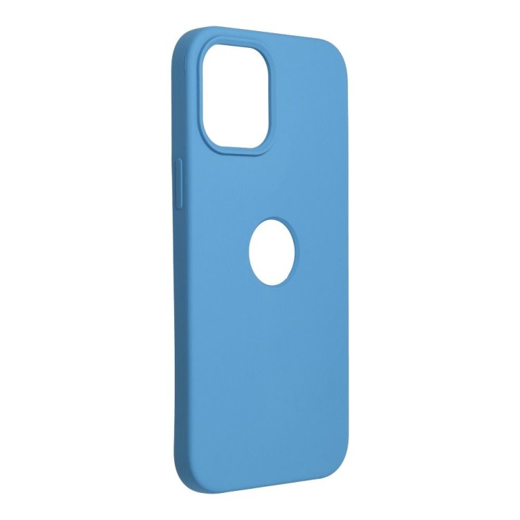 Coque Forcell Silicone pour iPhone 13 Pro Max - Bleu