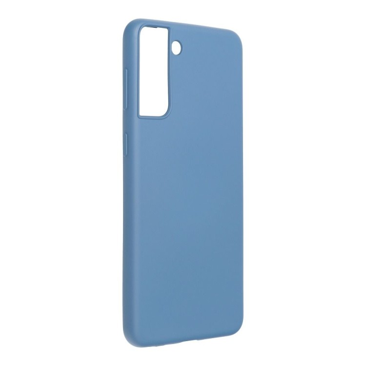 Coque Forcell Silicone Lite pour Samsung Galaxy S22 - Bleu