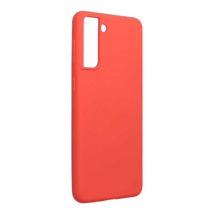 Coque Forcell Silicone Lite pour Samsung Galaxy S22 - Rose vif