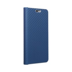 Etui Forcell Luna Carbon pour Samsung Galaxy A72 4G - Bleu