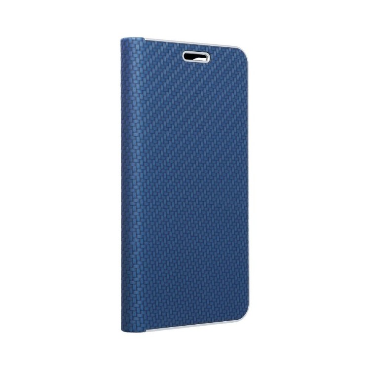 Etui Forcell Luna Carbon pour Samsung Galaxy A72 4G - Bleu