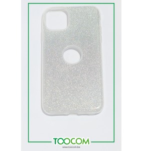 Coque pour iPhone 11 Pro Max - Gris paillettes