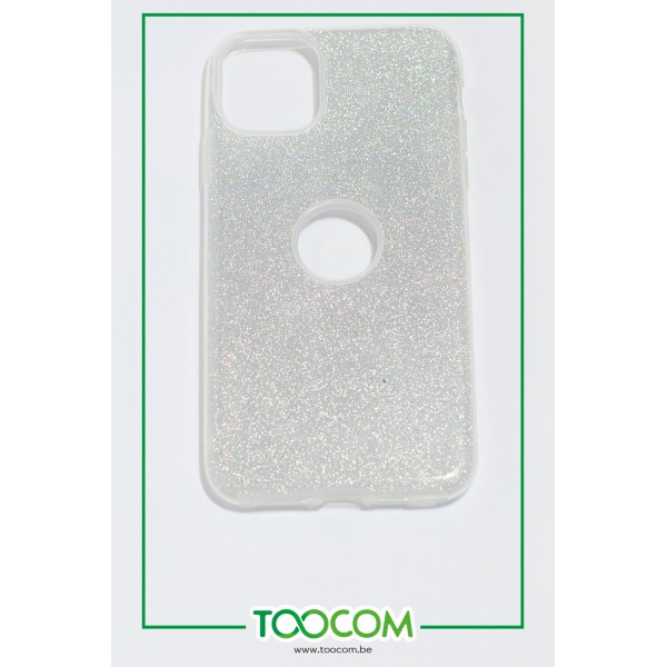 Coque pour iPhone 11 Pro Max - Gris paillettes