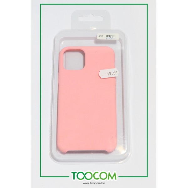 Coque Silicone pour iPhone 11 Pro - Rose