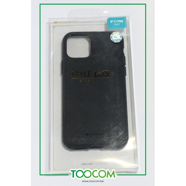 Coque Style Lux pour iPhone 11 Pro - Noir