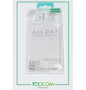 Coque Silicone pour iPhone 12 Pro - Transparent