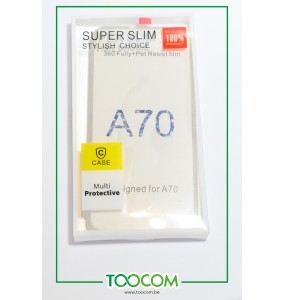 Coque 360 pour Samsung Galaxy A70 - Transparent