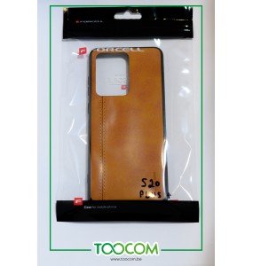 Coque Silicone pour Samsung Galaxy S20 Plus - Brun