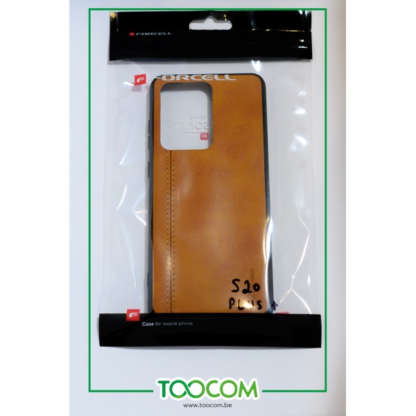 Coque Silicone pour Samsung Galaxy S20 Plus - Brun