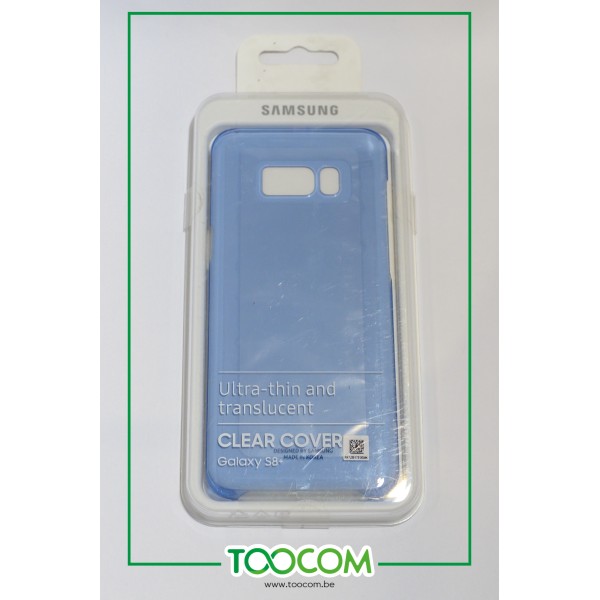 Coque arrière - Bleu transparent - Samsung S8 Plus