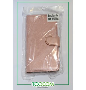 Housse porte feuille - Rose - Samsung S10 Plus