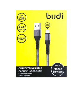 Câble Budi DC197L20H USB / Lightning 2m